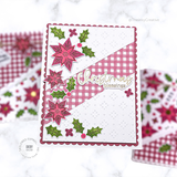 Scattered Holiday Blooms Layering Stencil
