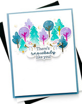 Around Town - Christmas Layering Stencil