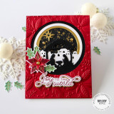 3D Embossing Folder - Poinsettia & Pine