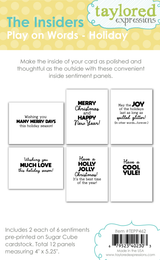 The Insiders - Play on Words - Holiday
