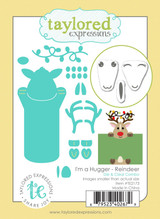 I'm a Hugger - Reindeer Die & Clear Stamp Combo