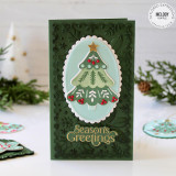 Folk Holiday Tags Die