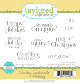 Sundry Sentiments Stamp Set - Holiday