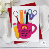 Mugs & Kisses Die & Clear Stamp Combo