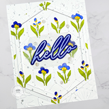 Wallflowers Layering Stencil