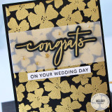 Midnight Blooms Background Stamp