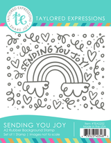 Sending You Joy Background Stamp