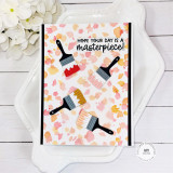 Rotating Splatter Stencil