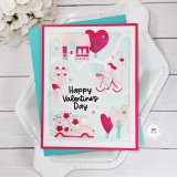 Around Town - Love Layering Stencil