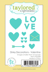 Dinky Decorations Die Set - Valentine