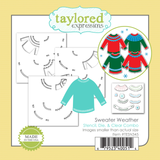 Sweater Weather Stencil, Die, & Clear Stamp Combo