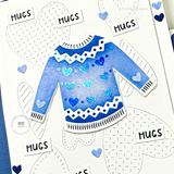 Sweater Weather Stencil, Die, & Clear Stamp Combo