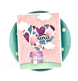 Fineline Script 6x6 Background Stamp
