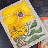 Fineline Script 6x6 Background Stamp