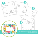 Summer Days Layering Stencil