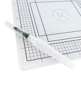 Water brush for watercoloring or splattering