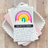 Arched Rainbow Layering Stencil