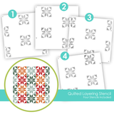 Quilted Layering Stencil