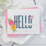 Bold Border Background Blocks Stamp Set