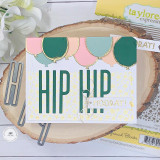 Bold Border Background Blocks Stamp Set