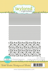 Bold Border Background Blocks Stamp Set