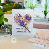 Heartfelt Blooms Stamp & Stencil Combo