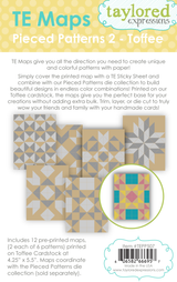 TE Maps - Pieced Patterns 2 - A2 Toffee