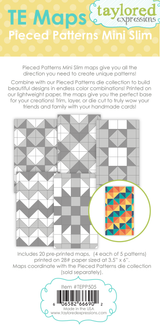 TE Maps - Pieced Patterns Mini Slim