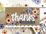 Scattered Blooms Layering Stencil