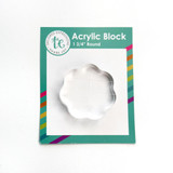 TE Acrylic Block - 1 3/4 in. round