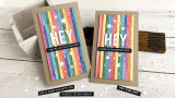 Pinstripe 6x6 Background Stamp