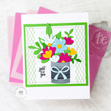 Fine Diamond Background Stamp