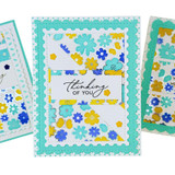 Polka Chic Background Stamp