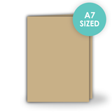 Heavyweight A7 Card Bases Toffee