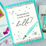 Cork Background Stamp