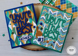 Two greeting cards with you're the best sentiments.