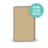 Mini Slim Card Bases Toffee (Side Fold)