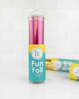 Image of TE Fun Foil - Pink Stars & Sparkles which includes foil that is sparkly pink for papercrafting.