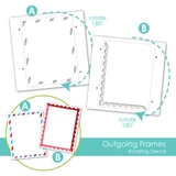 Outgoing Frames Rotating Stencil Set