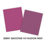 Two shades of Taylored Expressions cardstock which are pink and purple colors.