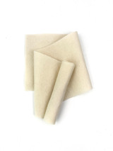 Image of 100% wool felt buttercream frosting which is a white colored felt for papercrafting.