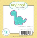 Graphic of Critter Crew Die - Dinosaur which creates a dinosaur for papercrafting.