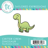 Graphic of Critter Crew Stamp - Dinosaur used to create dinosaurs with papercrafting.
