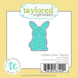 Graphic of Critter Crew Die - Bunny used to create a bunny for papercrafting.