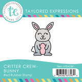 Graphic of Critter Crew Stamp - Bunny which is a bunny used to stamp for papercrafting.