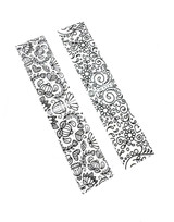 Image of Pickup Stickers - Doodles which includes two stickers with doodles on it.