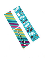 Image of Pickup Stickers - Share Joy which include two stickers with one having rainbows and one with share joy on it.