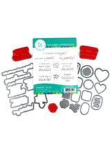 Image of Sweet Talk Bundle which includes products that are stamps and dies.