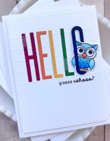 Critter Crew Clear Stamp Set - Owl Observations