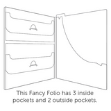 Fancy Folio - 8.5 x 11 in. (set of 3)